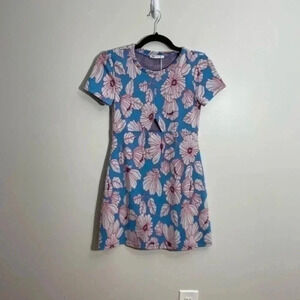 Zara cut out jacquard dress Small 5039/607